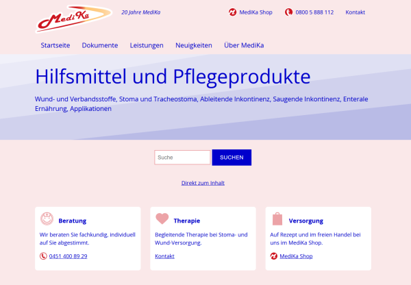 MediKa Website